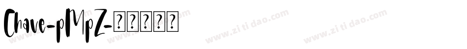 Chave-pMpZ字体转换