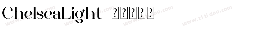 ChelseaLight字体转换