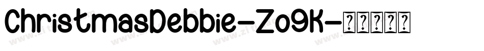 ChristmasDebbie-Zo9K字体转换