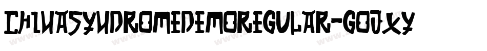 ChinaSyndromeDemoRegular-GOJXy字体转换