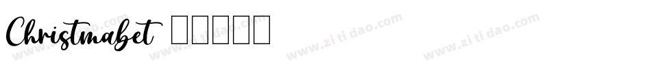 Christmabet字体转换