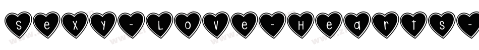 Sexy-Love-Hearts字体转换