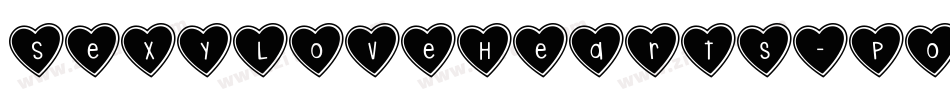 SexyLoveHearts-PoDm字体转换