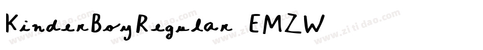 KinderBoyRegular-EMZW字体转换