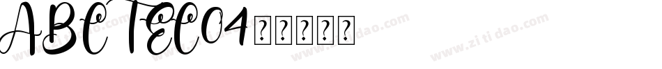 ABCTEC04字体转换