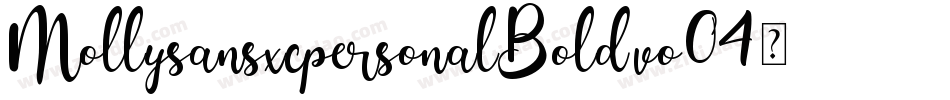 MollysansxcpersonalBold-vo04字体转换