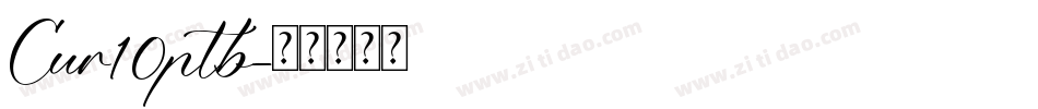 Cur10ptb字体转换