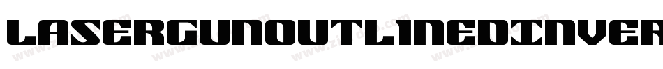 LaserGunOutlinedInverse-6AGM字体转换