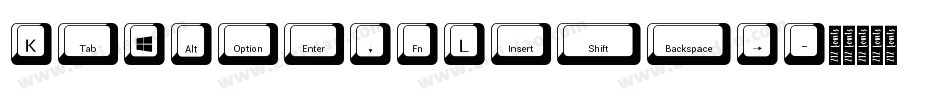 KeyboardLight字体转换