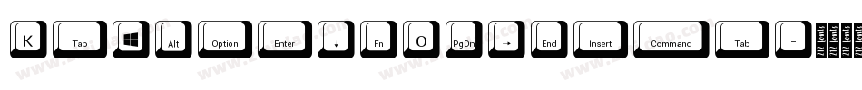 KeyboardOutline字体转换