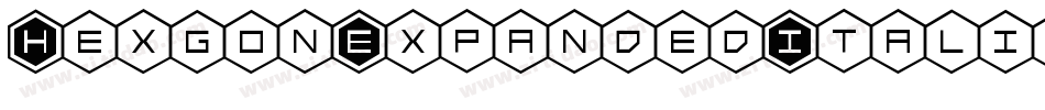 HexgonExpandedItalic-Xpjd字体转换