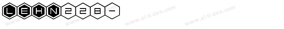 LEHN228字体转换