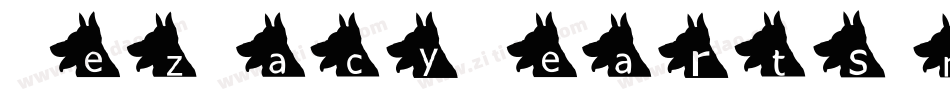 AezLacyHearts-mZG2字体转换