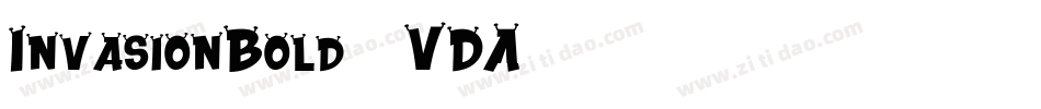 InvasionBold-8VDA字体转换