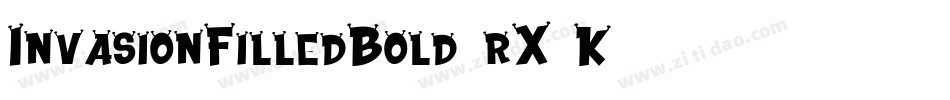 InvasionFilledBold-rX1K字体转换
