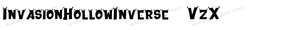 InvasionHollowInverse-2VzX字体转换