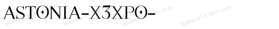 Astonia-x3xpO字体转换