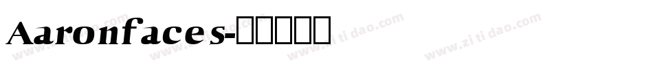 Aaronfaces字体转换