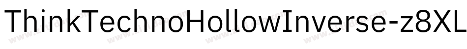 ThinkTechnoHollowInverse-z8XLw字体转换