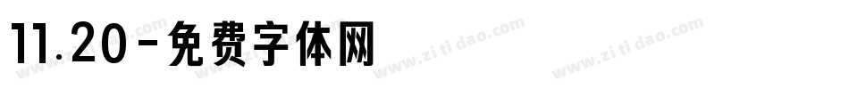 11.20字体转换