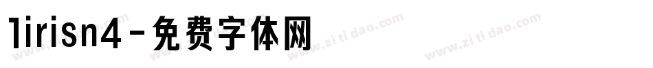 1irisn4字体转换