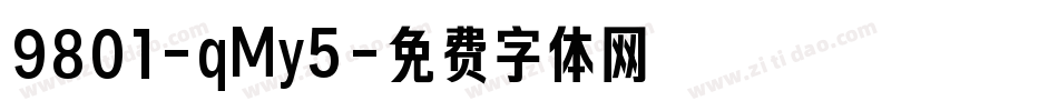 9801-qMy5字体转换