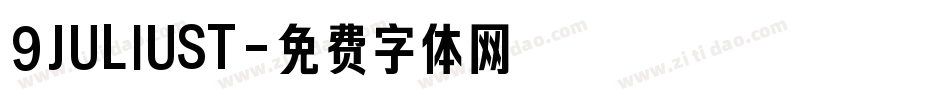 9JULIUST字体转换