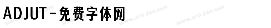 ADJUT字体转换