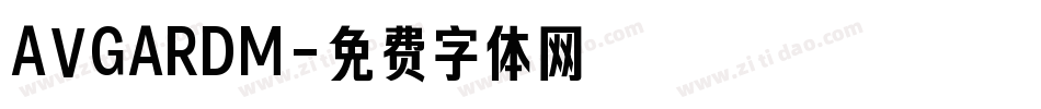 AVGARDM字体转换