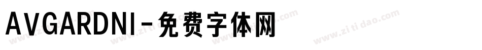 AVGARDNI字体转换
