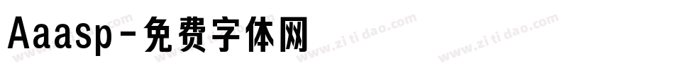 Aaasp字体转换
