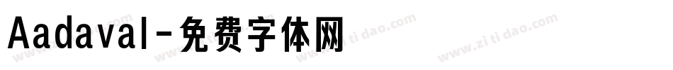 Aadaval字体转换