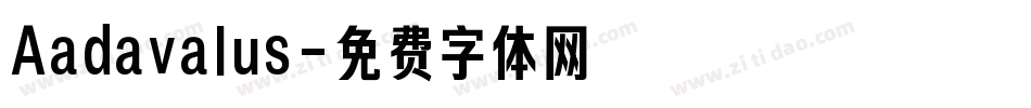 Aadavalus字体转换