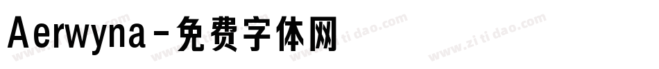 Aerwyna字体转换