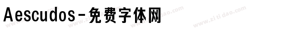 Aescudos字体转换