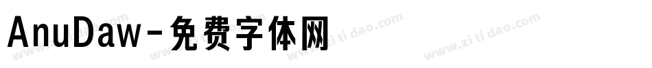 AnuDaw字体转换