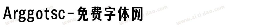 Arggotsc字体转换