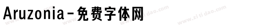 Aruzonia字体转换