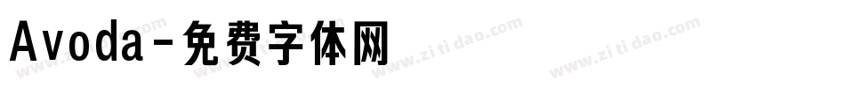 Avoda字体转换
