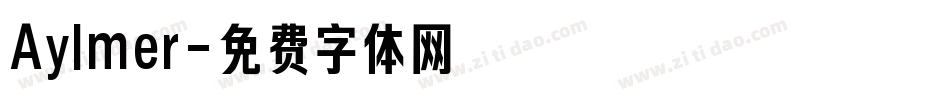 Aylmer字体转换