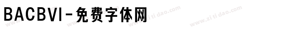 BACBVI字体转换