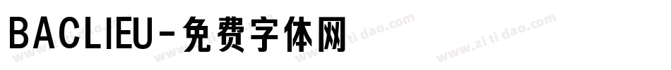 BACLIEU字体转换