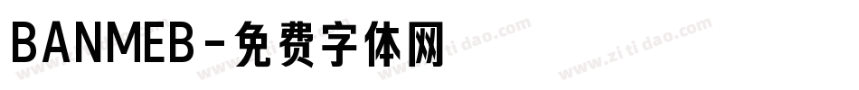 BANMEB字体转换