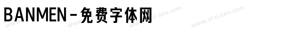 BANMEN字体转换