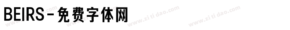 BEIRS字体转换