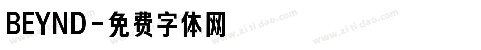 BEYND字体转换