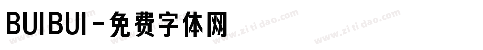 BUIBUI字体转换