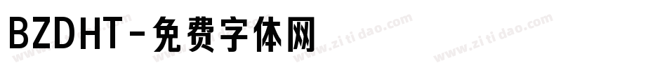 BZDHT字体转换