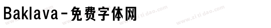 Baklava字体转换