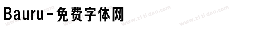 Bauru字体转换